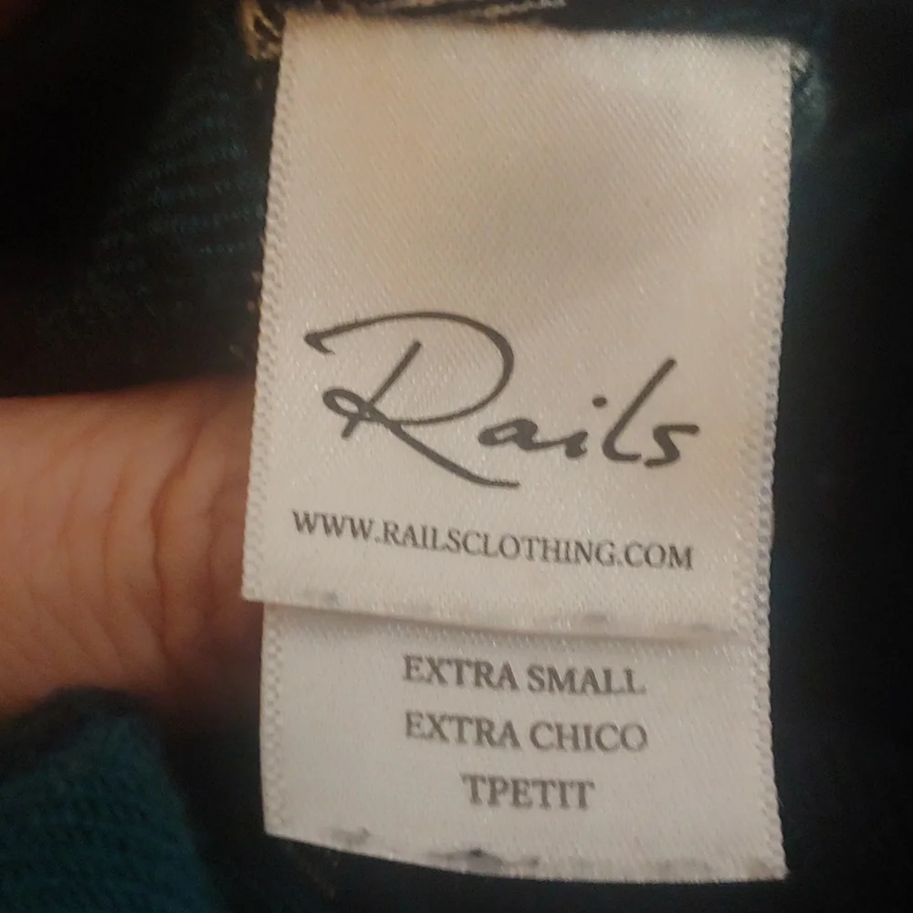 Rails Hunter Spruce And Teal Plaid Button-Down Shirt - Picture 5 of 8